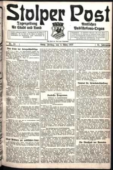 Stolper Post. Tageszeitung für Stadt und Land Nr. 53/1927