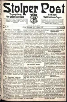 Stolper Post. Tageszeitung für Stadt und Land Nr. 57/1927