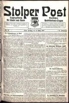 Stolper Post. Tageszeitung für Stadt und Land Nr. 59/1927