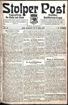 Stolper Post. Tageszeitung für Stadt und Land Nr. 60/1927