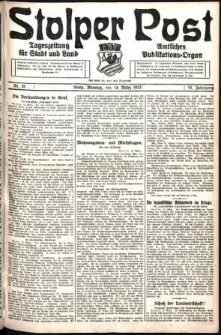 Stolper Post. Tageszeitung für Stadt und Land Nr. 61/1927