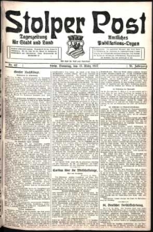 Stolper Post. Tageszeitung für Stadt und Land Nr. 62/1927