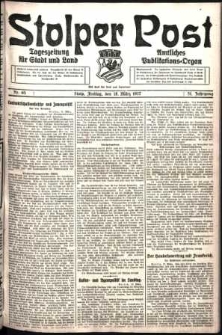 Stolper Post. Tageszeitung für Stadt und Land Nr. 65/1927