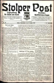Stolper Post. Tageszeitung für Stadt und Land Nr. 66/1927