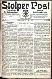 Stolper Post. Tageszeitung für Stadt und Land Nr. 77/1927