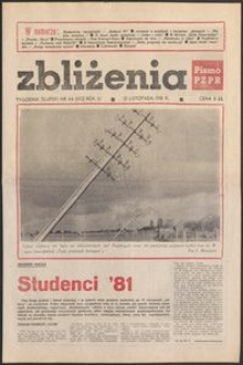 Zbliżenia : tygodnik społeczno-polityczny, 1981, nr 46