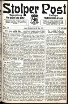 Stolper Post. Tageszeitung für Stadt und Land Nr. 105/1927