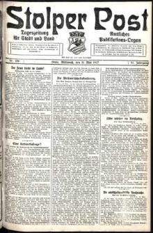 Stolper Post. Tageszeitung für Stadt und Land Nr. 109/1927