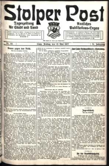 Stolper Post. Tageszeitung für Stadt und Land Nr. 111/1927