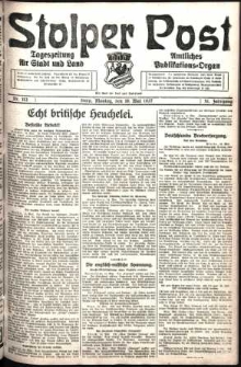 Stolper Post. Tageszeitung für Stadt und Land Nr. 113/1927