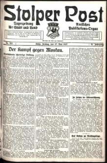 Stolper Post. Tageszeitung für Stadt und Land Nr. 122/1927