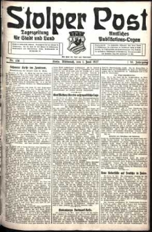 Stolper Post. Tageszeitung f&uuml;r Stadt und Land Nr. 126/1927