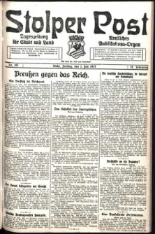 Stolper Post. Tageszeitung für Stadt und Land Nr. 151/1927