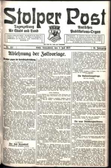 Stolper Post. Tageszeitung f&uuml;r Stadt und Land Nr. 152/1927