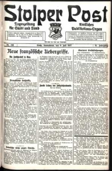 Stolper Post. Tageszeitung für Stadt und Land Nr. 158/1927