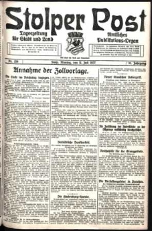 Stolper Post. Tageszeitung für Stadt und Land Nr. 159/1927