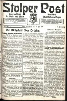 Stolper Post. Tageszeitung für Stadt und Land Nr. 176/1927