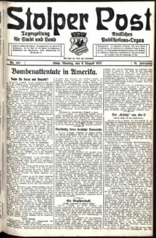 Stolper Post. Tageszeitung für Stadt und Land Nr. 183/1927