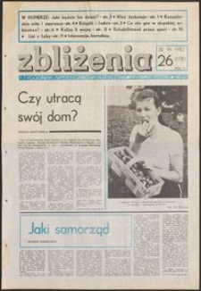 Zbliżenia : tygodnik społeczno-polityczny, 1983, nr 26