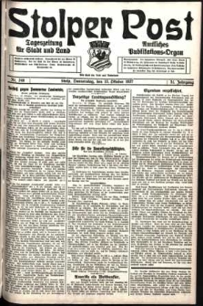Stolper Post. Tageszeitung für Stadt und Land Nr. 240/1927
