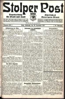 Stolper Post. Tageszeitung für Stadt und Land Nr. 280/1927