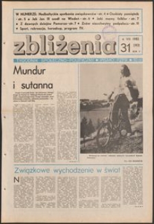 Zbliżenia : tygodnik społeczno-polityczny, 1983, nr 31