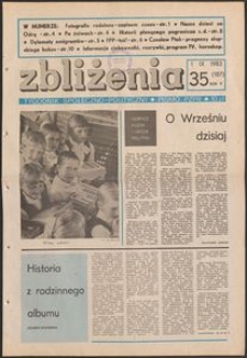 Zbliżenia : tygodnik społeczno-polityczny, 1983, nr 35