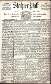 Stolper Post Nr. 4/1883