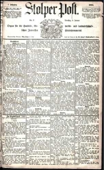 Stolper Post Nr. 7/1883