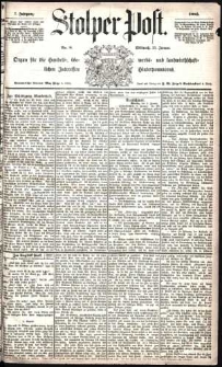 Stolper Post Nr. 8/1883