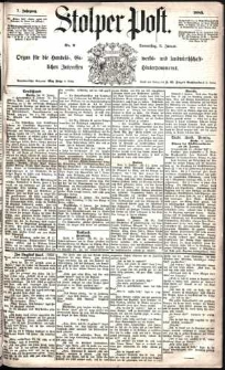 Stolper Post Nr. 9/1883