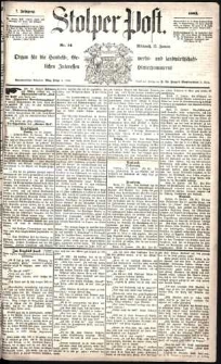 Stolper Post Nr. 14/1883