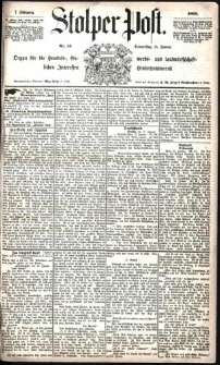 Stolper Post Nr. 15/1883