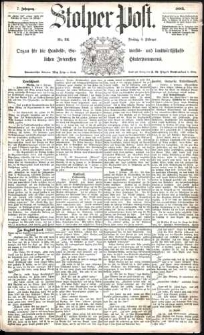 Stolper Post Nr. 34/1883