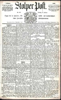 Stolper Post Nr. 43/1883