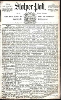 Stolper Post Nr. 44/1883