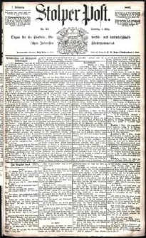 Stolper Post Nr. 54/1883