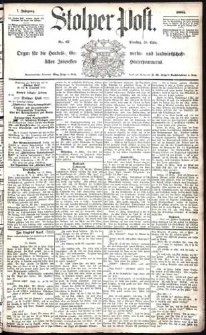 Stolper Post Nr. 67/1883