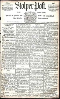 Stolper Post Nr. 71/1883