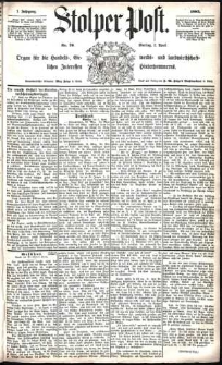 Stolper Post Nr. 76/1883