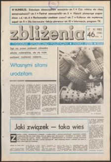 Zbliżenia : tygodnik społeczno-polityczny, 1983, nr 46
