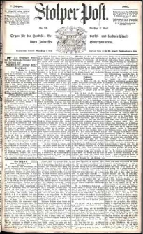 Stolper Post Nr. 89/1883