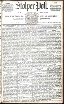 Stolper Post Nr. 91/1883