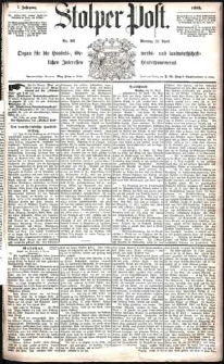 Stolper Post Nr. 93/1883