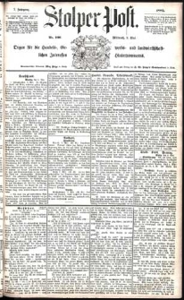 Stolper Post Nr. 106/1883