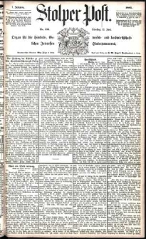 Stolper Post Nr. 134/1883