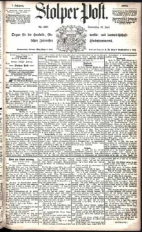 Stolper Post Nr. 148/1883