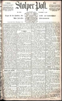 Stolper Post Nr. 154/1883