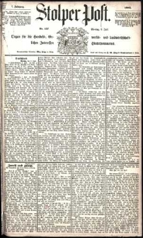 Stolper Post Nr. 157/1883