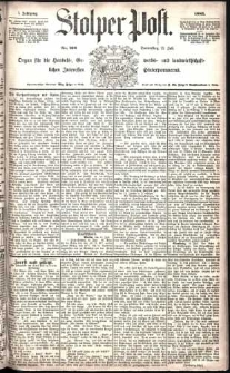 Stolper Post Nr. 160/1883